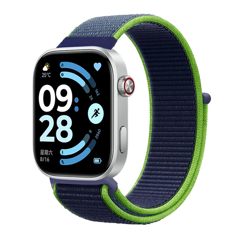 Bracelet de remplacement en nylon respirant pour Redmi Watch 6 5 4, accessoires de sport, sangle Correa pour la série Redmi Watch