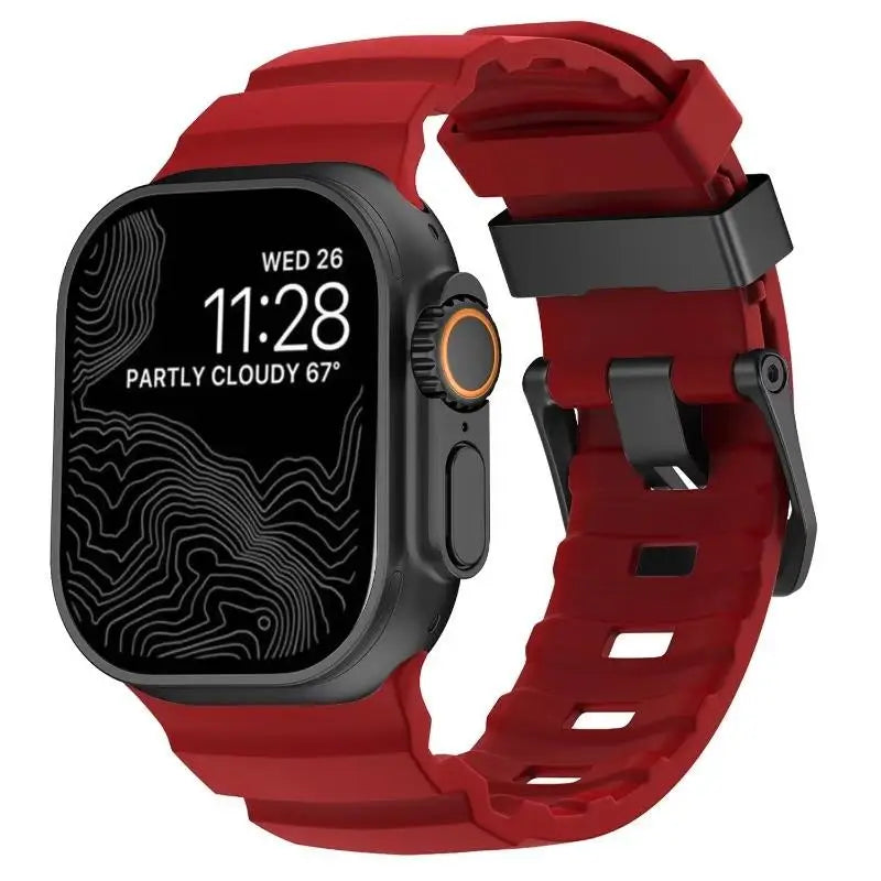 Cinturino in morbido silicone per Apple Watch Ultra 2 10 9 8 7 6 SE 5 4 per iWatch 38 40 41mm 42mm 44mm 45mm 46mm 49mm
