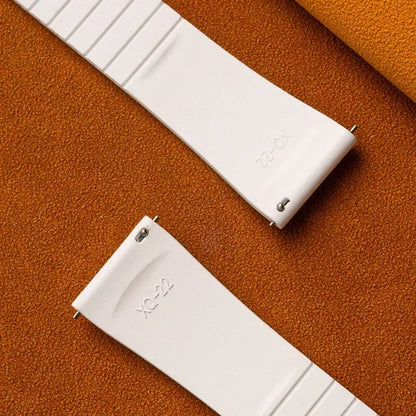 Nuovo design CTS Cinturino per orologio in gomma fluorocarbonica da 18 mm, 20 mm, 22 mm, 21 mm con fibbia a farfalla a sgancio rapido, cinturino in FKM da tagliare su misura