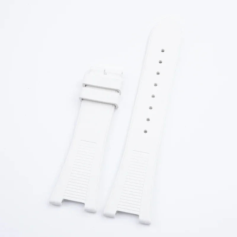 Maglia terminale 25x12,5 mm con accessori morbidi per cinturino in gomma fluorurata per braccialetto Patek Philippe per cinturino Nautilus 5711/5712/5980