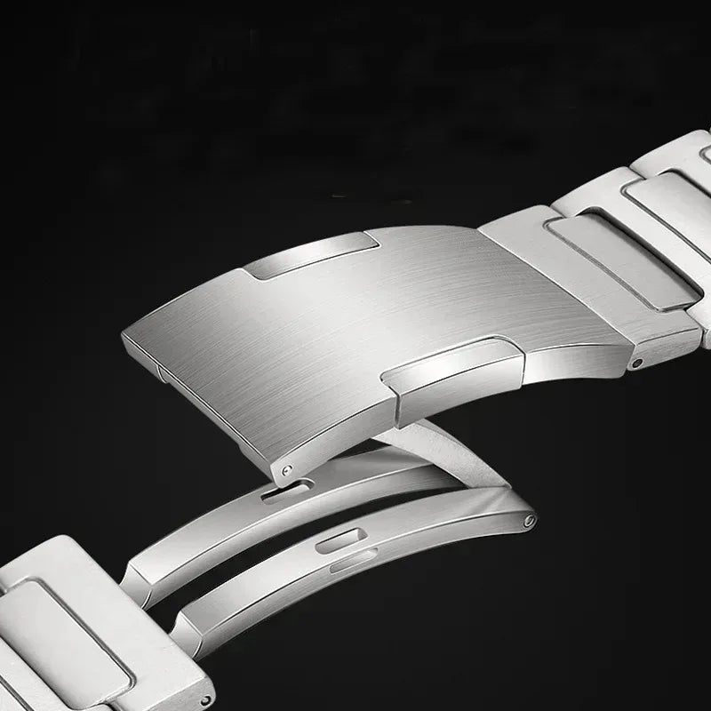 Cinturino in titanio da 22 mm per OnePlus Watch, 46 mm/3/2/2R, traspirante, di lusso, per OPPO 4 Pro-X-X2/Realme Watch S2-2 3S Pro