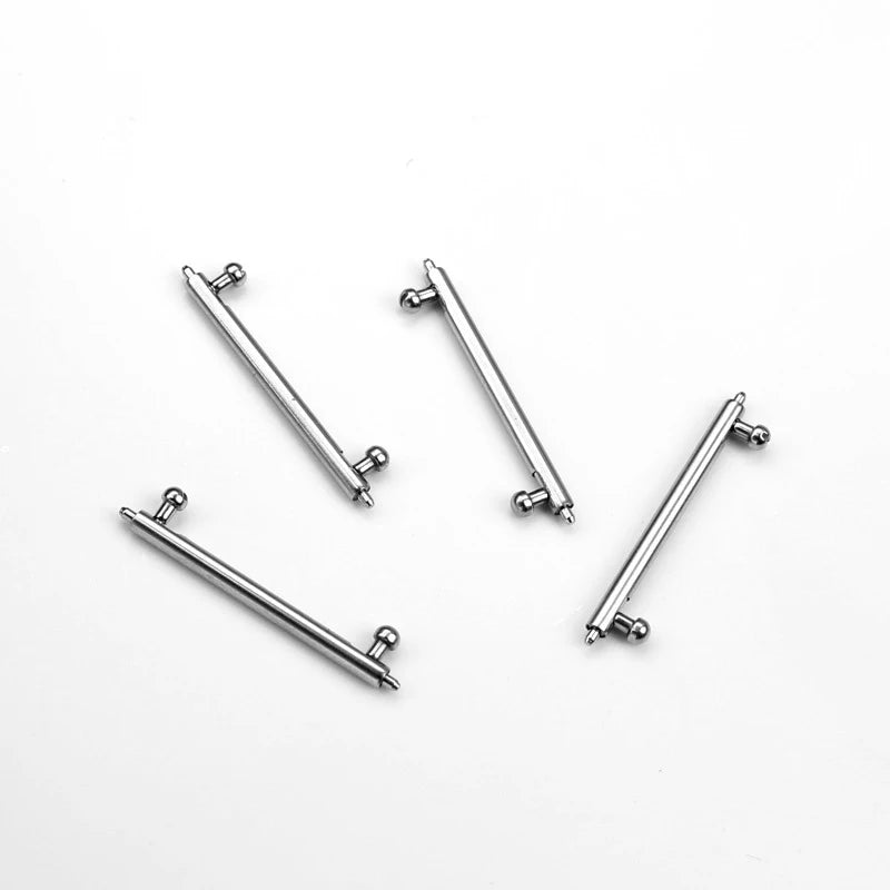 Perno per orologio in acciaio inossidabile, barretta a molla a sgancio rapido, doppio perno, astina di collegamento, cinturino ad anello, serie Mido M049, 22 mm