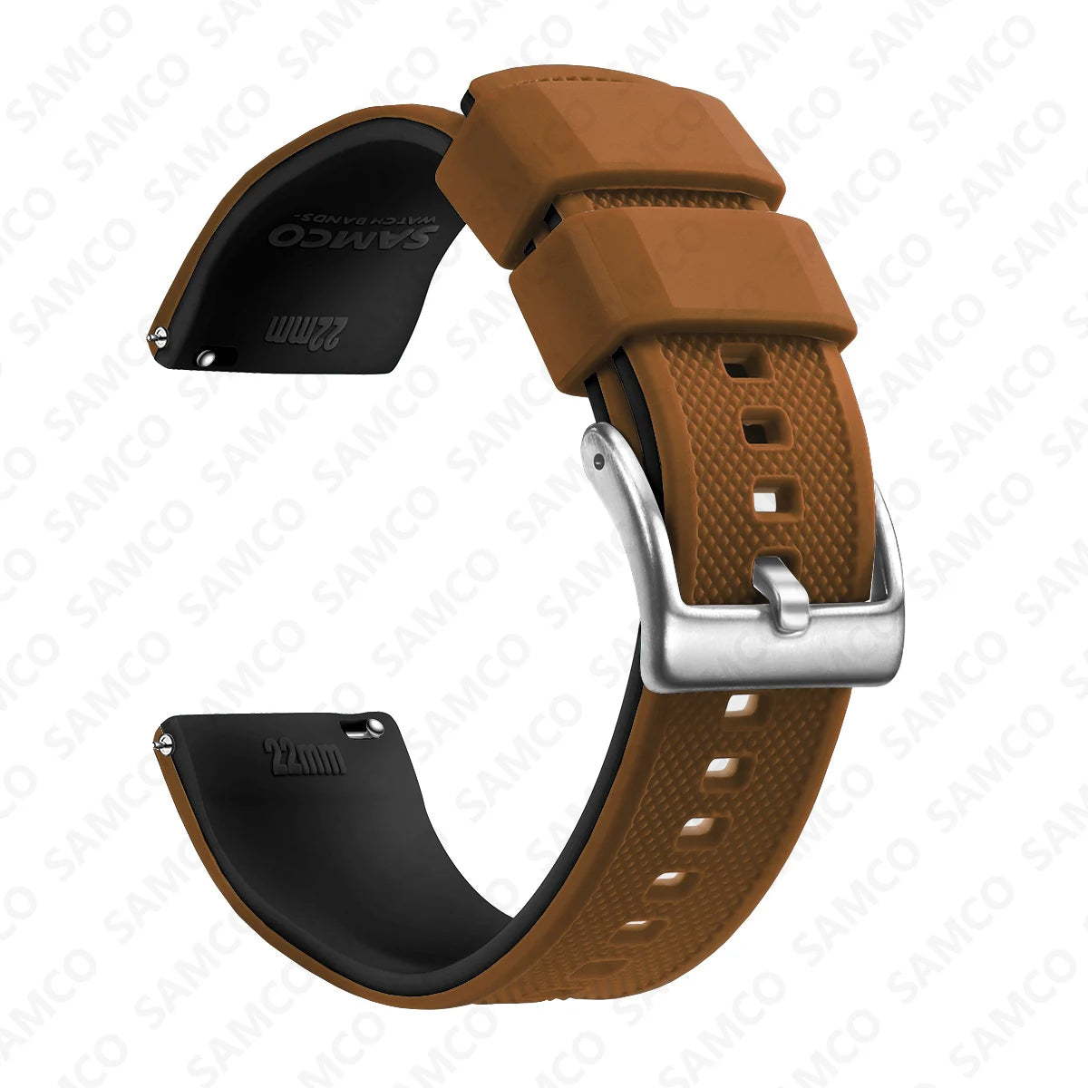 Bracelet de montre en Silicone de qualité supérieure, 18mm 20mm 22mm, à dégagement rapide, en caoutchouc, de remplacement