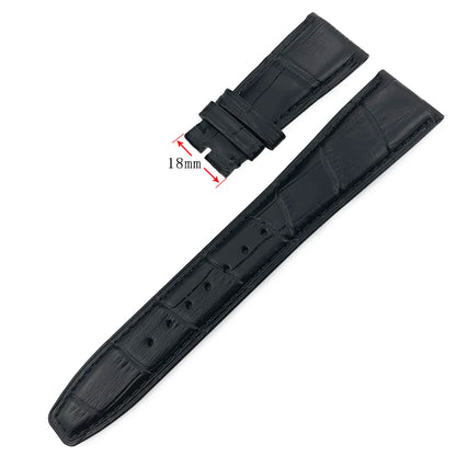 Bracelet de montre en cuir véritable pour hommes, 20mm, 21mm, 22mm, pour IWC, portugais, pilote, marron, noir, bleu