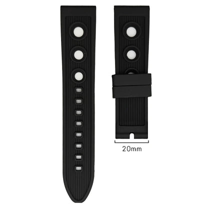 Bracelet de montre en caoutchouc naturel et silicone, 20mm 22mm, pour Breitling HéRITAGE Superocean Avenger Navitimer, bracelet de montre de sport souple, outils