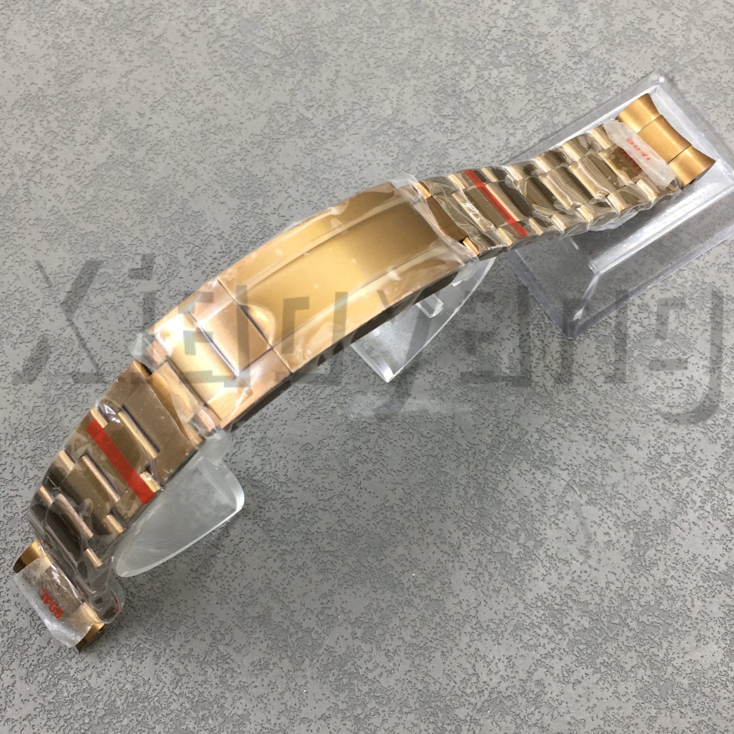20mm 904L café marron Bronze bracelet de montre glisser boucle pliante huîtres/nouveau Double extrémité lien jubilé hommes bracelet ajustement boîtier de montre de plongée