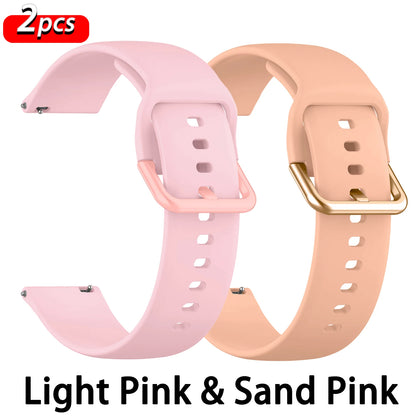 适用于 Amazfit GTS 2/4/3/GTS 2/4 Mini/GTR 4/2/2e 20mm/22mm 及 Amazfit Bip 6/5/3/U Pro 系列的硅胶运动表带