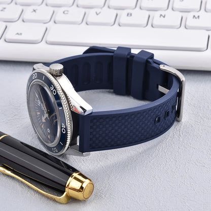 Premium Quality 18mm 20mm 22mm FPM/FKM Watch Strap, New Design Quick Release Fluoro Rubber Watchbands for Every Smartwatch Brand