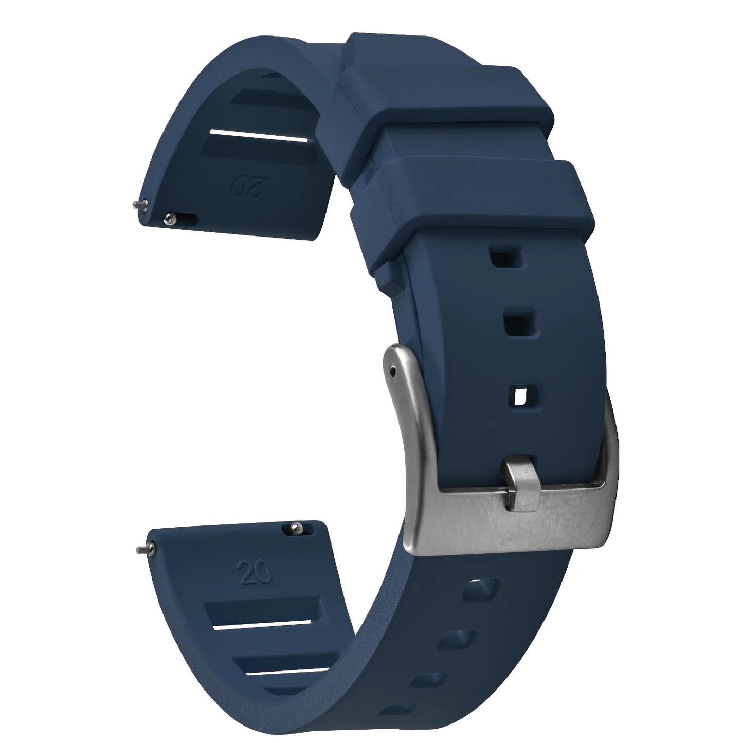 Premium Quality Fluorinated Rubber Watch Strap, 20mm 22mm, for New FKM Watch Bands, Diving Strap, Quick Release Wrist Belt Accessories