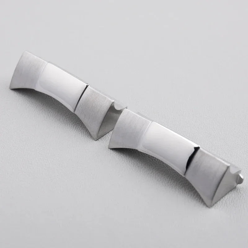 Maillon incurvé de qualité 22mm, adapté au bracelet Rolex pour Deepsea Sea-Dweller Sky Dweller, accessoires de bracelet de montre en acier inoxydable