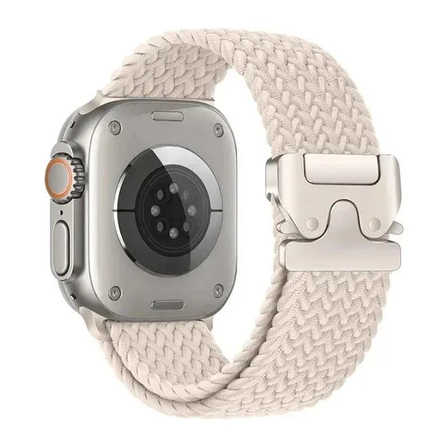 Nylon Solo Loop Bracelet for Apple Watch 46mm 44mm 45mm 42mm 40mm 38mm 41mm Ultra2 49mm iWatch Series 10 9 SE 8 7 6 5 4