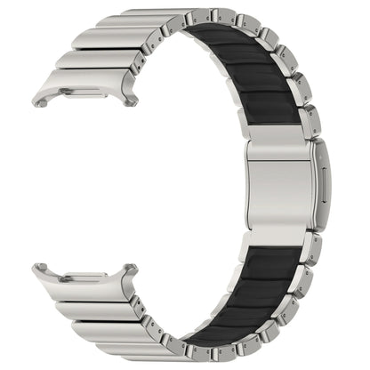 Luxury Titanium Magnetic Bracelet for Samsung Galaxy Watch Ultra 47mm, Silicone Strap for Galaxy Watch 8 40 44 Classic 46