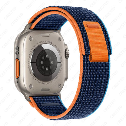 适用于 Apple Watch Ultra 3 2 的 Trail 回环式表带，49mm 46mm 44mm 45mm 40mm 41mm 42mm，兼容 iWatch 系列 11 10 SE 9 8 7 的表带 Correa