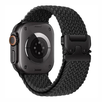 Nylon Solo Loop Bracelet for Apple Watch 46mm 44mm 45mm 42mm 40mm 38mm 41mm Ultra2 49mm iWatch Series 10 9 SE 8 7 6 5 4