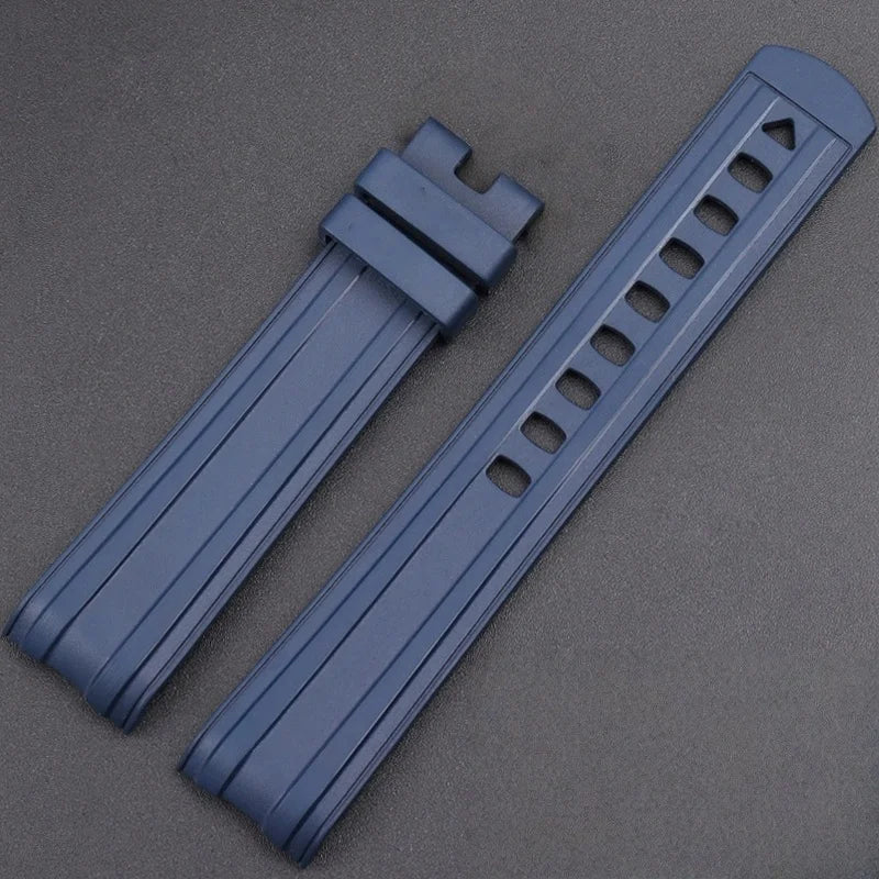 20mm 橡胶表带，兼容欧米茄海马系列300