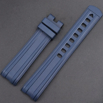 20mm 橡胶表带，兼容欧米茄海马系列300
