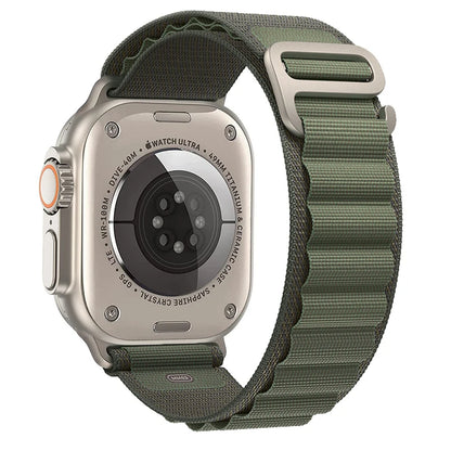 Bracelet à boucle alpine pour Apple watch Ultra 3 2 bandes 49mm 45mm 44mm 40mm 41mm 46mm 42mm Bracelet iWatch série 11 10 SE 9 8 7 6 5 4