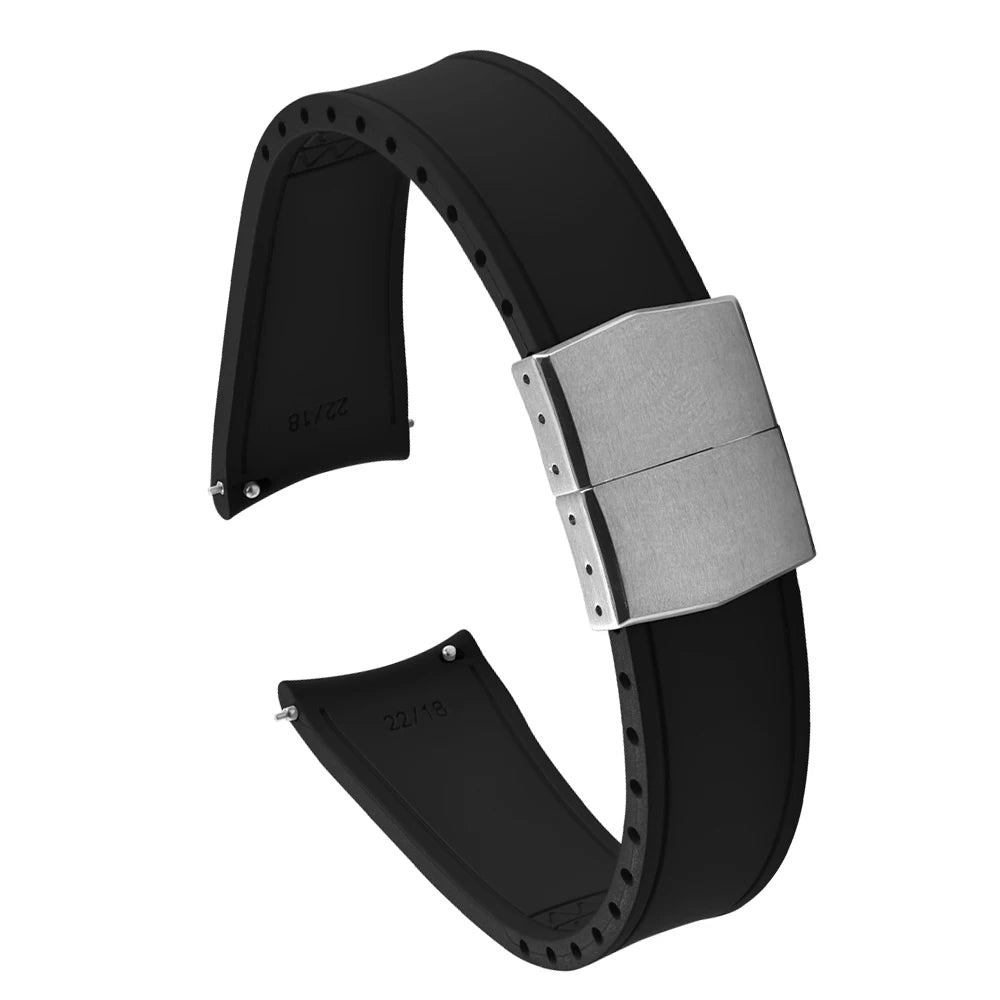 Bracelet Montre Caoutchouc pour Samsung - Rapide et Incurvée - Universel