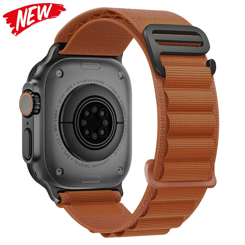 Cinturino per Apple Watch, bracciale alpino per cinturino Apple Watch Ultra 2 3, cinturino 45mm 49mm 42mm 46mm 44mm 41mm 40mm, cinturino Iwatch serie 11 9 8 7 SE 10