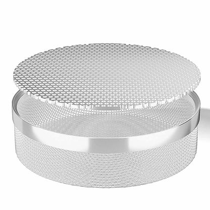 Paniers de nettoyage de montres empilables, plateau de rangement de lavage Portable avec couvercle en maille pour vis d'entretien de mouvement de petites pierres 4 pièces