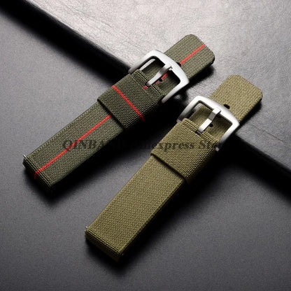 18mm 20mm 22mm 24mm Nylon Watch Strap, Woven Elastic Military Army Band, Quick Release Sport Bracelets, Soft Wrist Accessories