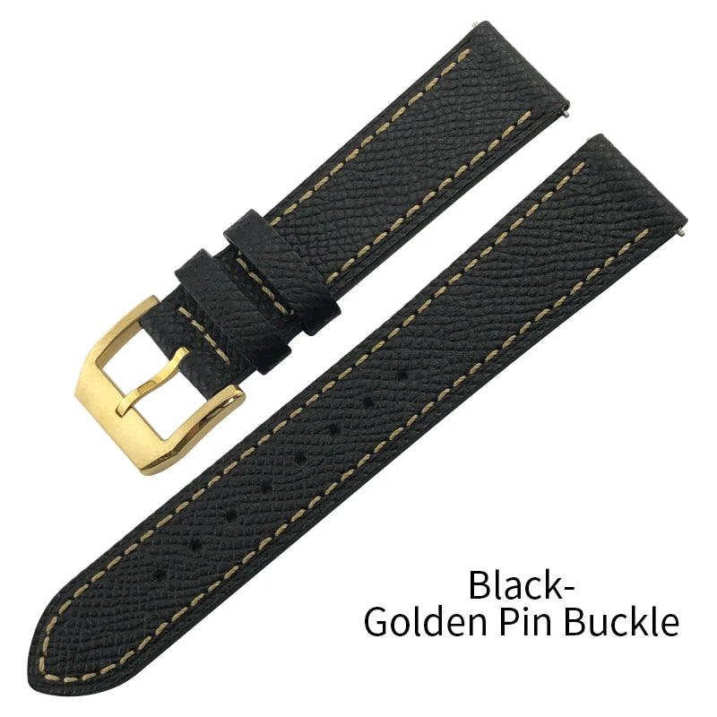 Bracelet de montre en cuir de vache véritable à dégagement rapide, 20mm 21mm 22mm, pour IWC Pilot Oris Hamilton MIDO SEIKO SKX 5 Rolex