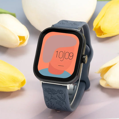 Carved Strap for Redmi Watch 6 5 4, Magnetic Silicone Bracelet for Redmi Watch 5 Active 3 Lite 5 Lite 3 Active