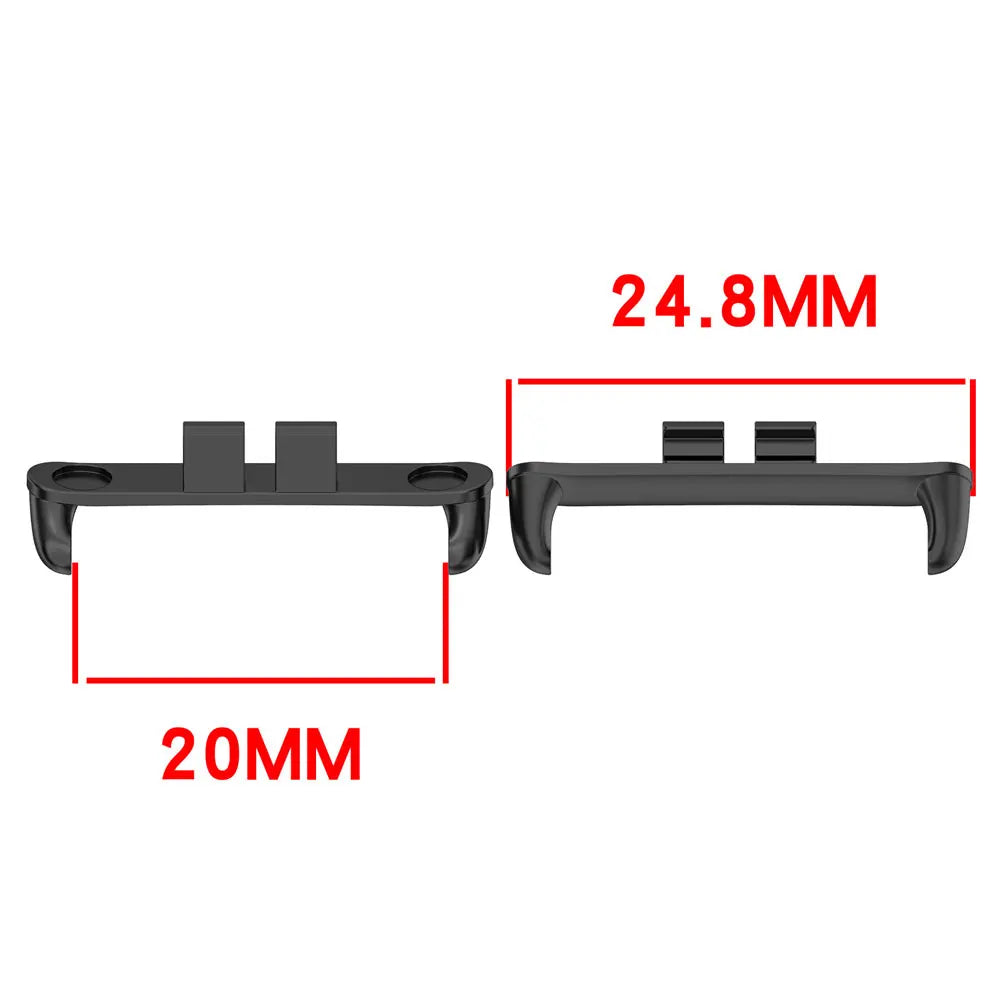 Metal watch band adapter, 2 pieces, 20mm watch band connector for Honor Choice Rossini 2i, smart watch band adapter
