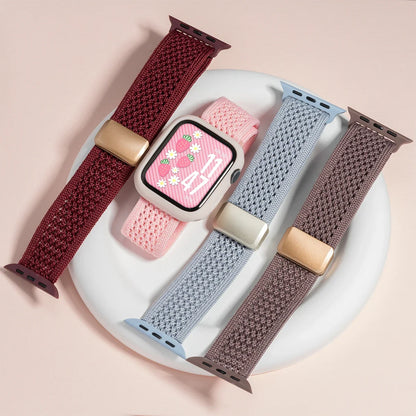 Cinturino e cassa in silicone Candy per Apple Watch, compatibile con le misure 46mm, 49mm, 44mm, 42mm, 41mm, 40mm, 38mm, SE, 10, 9, 6, 5, Ultra 2, cinturino in nylon iwatch + cassa