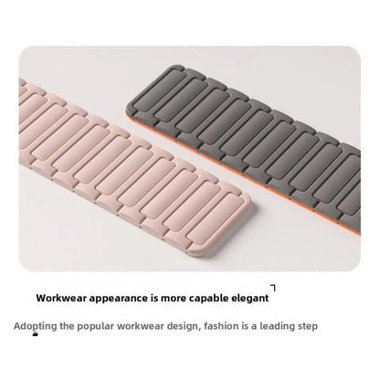 Magnetic loop + silicone case + adjustment tool for Honor Choice ROSSINI 2i smartwatch strap