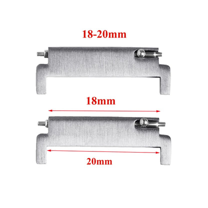 1 paire d'adaptateurs de bracelet de montre 18mm à 20mm, 22mm, 20mm à 18/20/22mm, 22mm à 22mm, connecteurs à broches à dégagement rapide, accessoires de montre