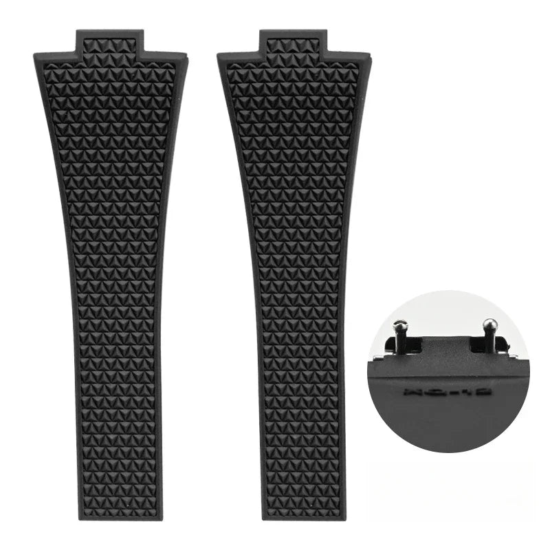 Quick-release watch strap for Tissot PRX series 11mm 12mm T137.407/T137.410 Super Player Fluorocarbon Rubber Watch Strap FKM