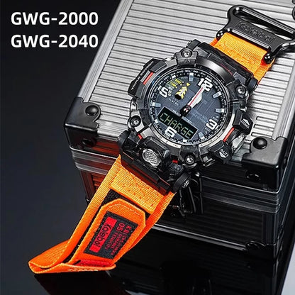 Adattatore + cinturino in Nylon per Casio 3451 GBD-200, cinturino per orologio G-shock GBD200 1/2/9 GBD-200SM, cinturino sportivo resistente al sudore da uomo