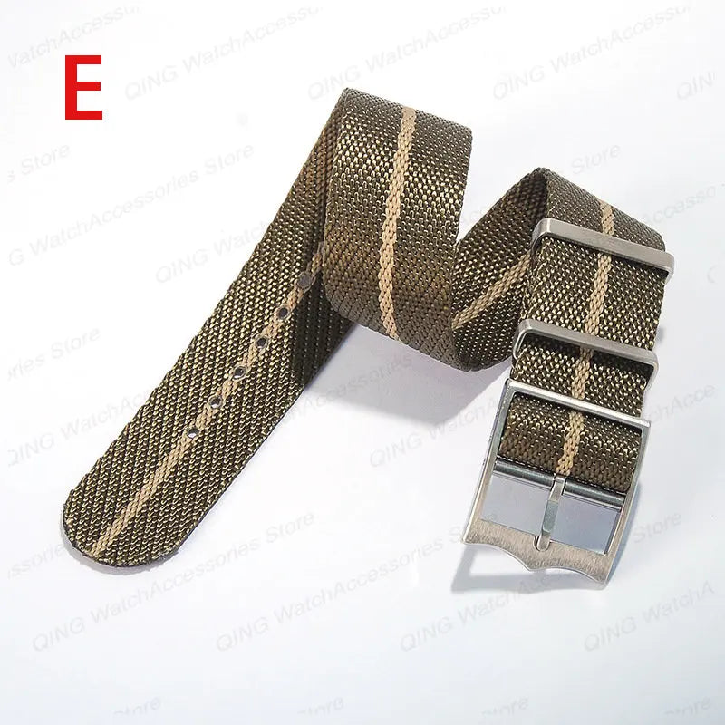 Cinturino sportivo da uomo Seiko, cinturino militare in nylon per Rolex, cinturino in tela Tudor, cinturino militare di alta gamma, 20mm 22mm, cinturino in tessuto