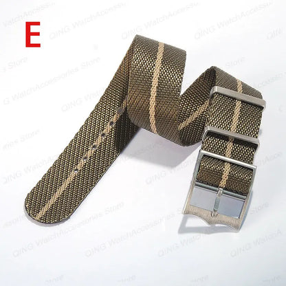 Cinturino sportivo da uomo Seiko, cinturino militare in nylon per Rolex, cinturino in tela Tudor, cinturino militare di alta gamma, 20mm 22mm, cinturino in tessuto