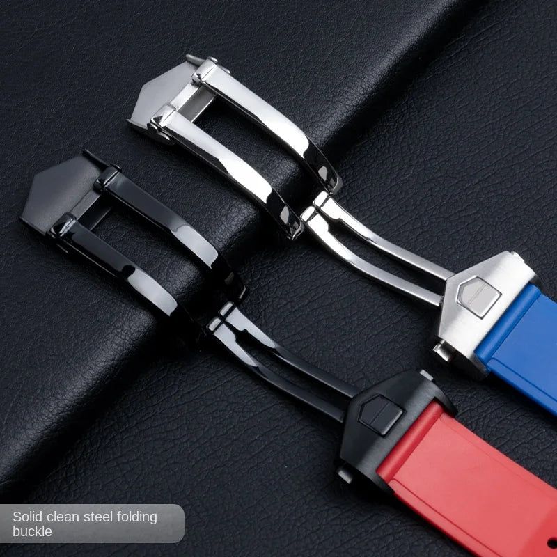 Bracelet silicone pour TAG Heuer en 22mm