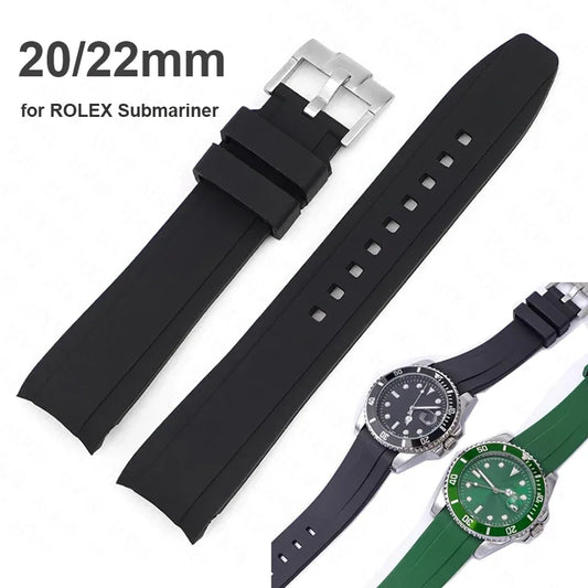 18 19 20 21mm 22mm cinturino in gomma per Rolex Submariner Sport Immersioni Braccialetto Orologio in Silicone per Citizen per Omega MoonSwatch per Seiko