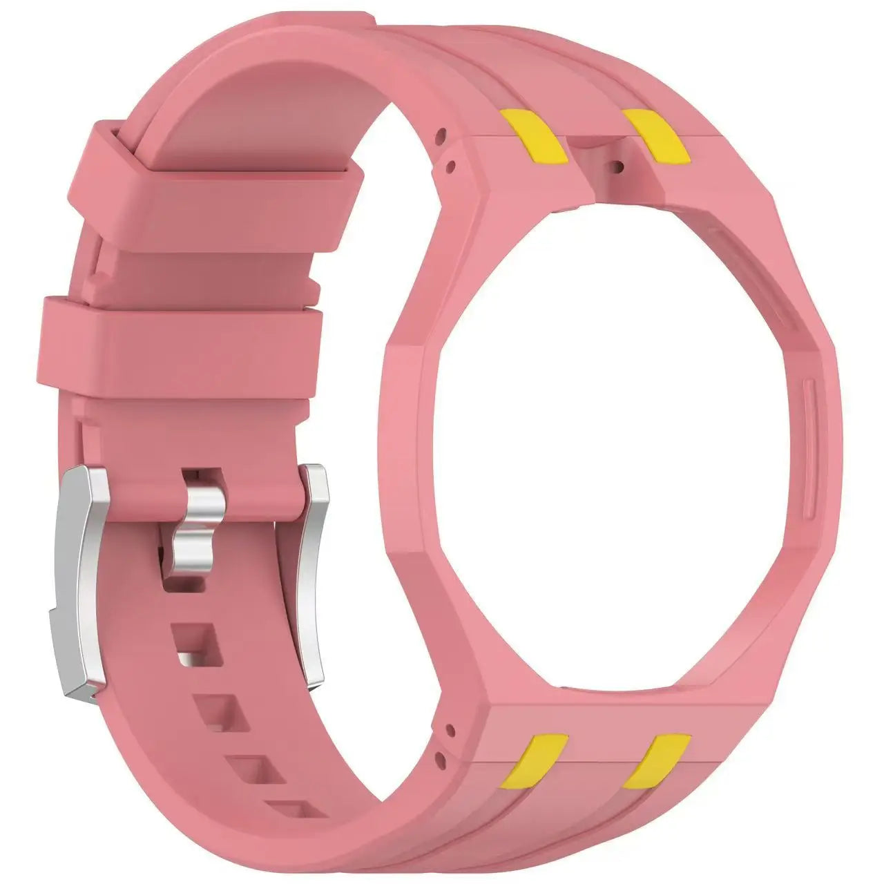 Bracelet de conversion en silicone coloré compatible avec la montre de poche Swatch Royal Pop – Accessoire de modification tout-en-un pour montre-bracelet