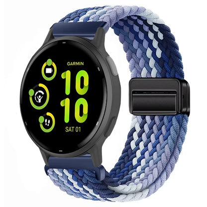 Bracelet magnétique en Nylon, 20mm 22mm, pour Garmin Forerunner 970 570 165 55 965 265/Venu 3, Bracelet de sport Garmin Active 6 5 Correa