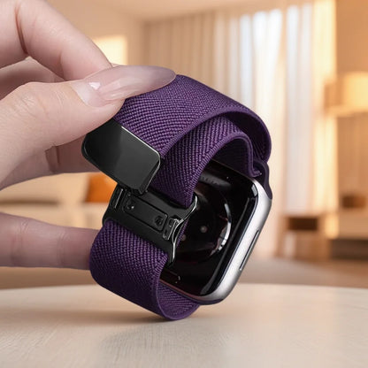 Cinturino intrecciato in nylon per Apple Watch 45mm 41mm 44mm 42mm 40mm Ultra 3 2 1 49mm, cinturino magnetico IWatch 11 10 9 8 7 6 5 4 3 SE3