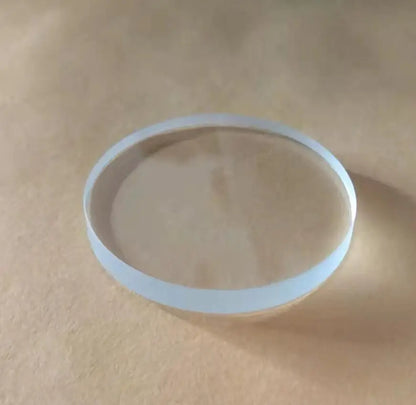Cristal de montre minéral rond plat de 4.0mm d'épaisseur, 1 pièce, 36mm 36.5mm 37mm 37.5mm de diamètre, verre de remplacement W4394