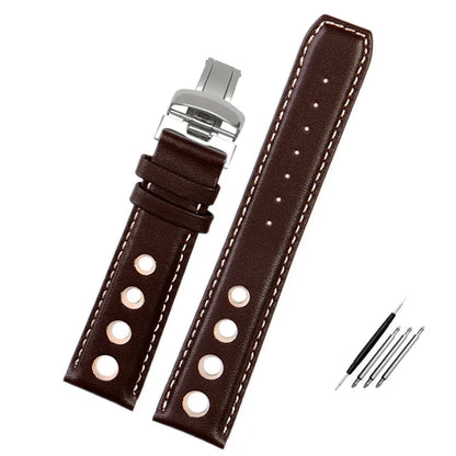 Bracelet en cuir véritable pour montre de sport Tissot 1853, Racing PRS516 T91 1853, couche supérieure en cuir de vache, 20mm, accessoires de bracelet Chopin