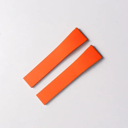 Nuovo design CTS Cinturino per orologio in gomma fluorocarbonica da 18 mm, 20 mm, 22 mm, 21 mm con fibbia a farfalla a sgancio rapido, cinturino in FKM da tagliare su misura