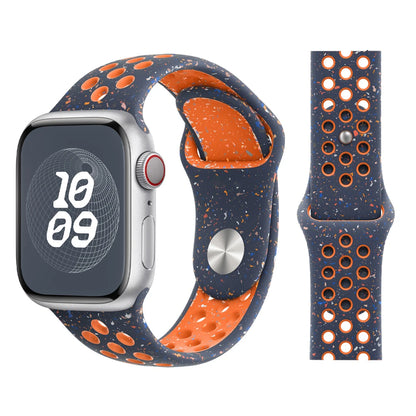 Bracelet en Silicone pour bracelets de montre Apple 46mm 44mm 45mm 40mm 41mm 42mm, Bracelet de Sport Correa iWatch série 11 10 9 SE 8 7 6 5