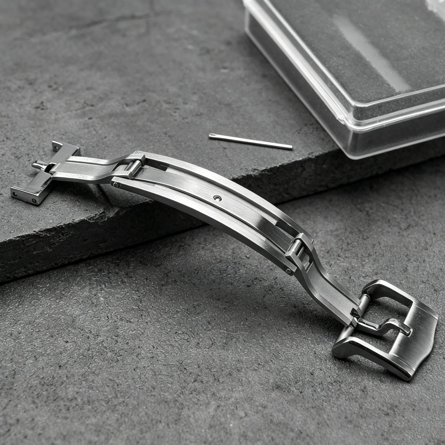 Fibbia a farfalla per orologio 16mm 18mm in acciaio inossidabile 316L, fibbia pieghevole per cinturino Delugs Omega Seiko Rolex, chiusura deployante