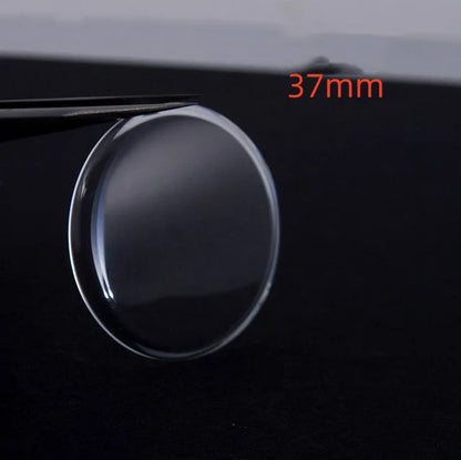 Vetro minerale per orologio, bombato alto a gradini, gamma di diametri da 31 mm a 38,5 mm