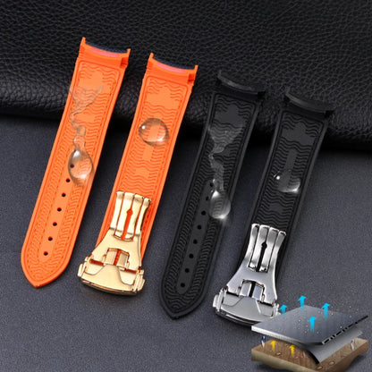 Bracelet à extrémité incurvée pour hommes, 8 couleurs, pour Omega Seamaster 300 Ocean Speedmaster 8900 Planet Ocean, 20m 22mm, tissu en Nylon et caoutchouc