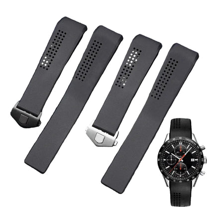 Bracelet de montre silicone pour Tag Heuer Aquaracer