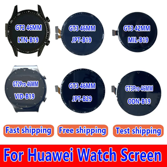 Schermi per Huawei Watch GT2, GT2Pro, GT3, GT3Pro, touchscreen LTN-B19, VID-B99, JPT-B29, MIL-B19
