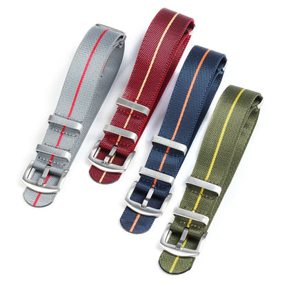 High-Quality Nylon Watch Strap, 18/20/22mm, High Density, Green, Military, Casual, Outdoor, Army, Replacement Strap